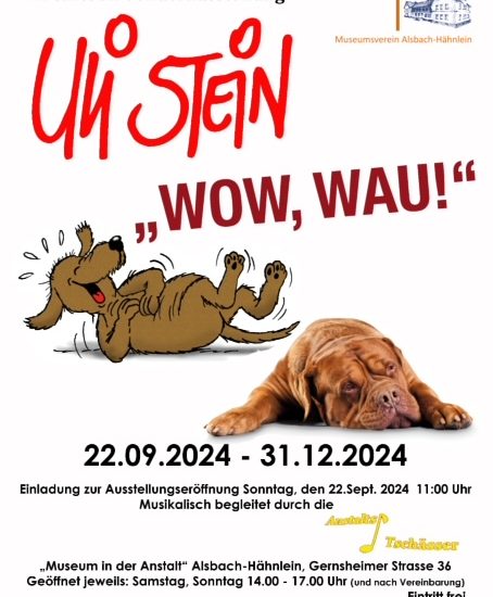 Ab in die Anstalt! Uli Stein Ausstellung „Wau, Wau“ in Südhessen